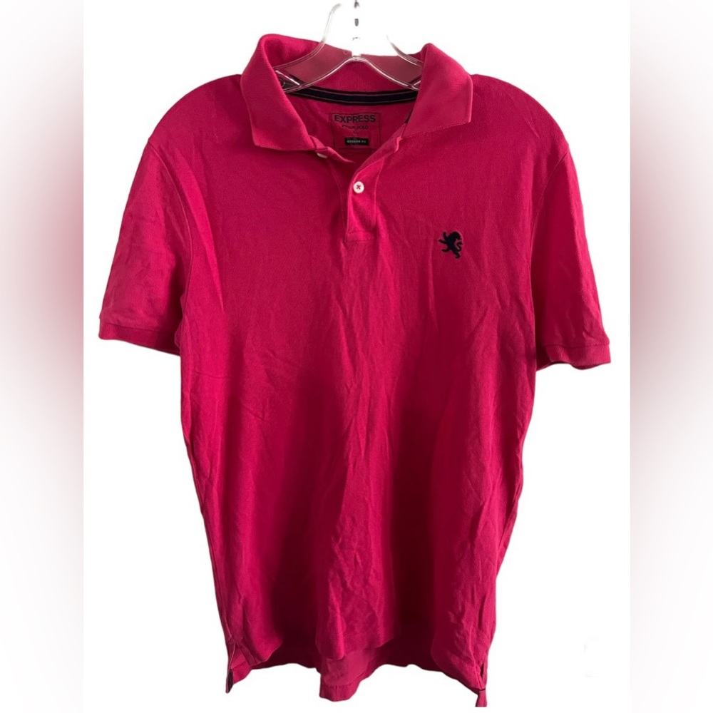 Express pink woman’s short sleeve polo. Size small/petite. Great condition.